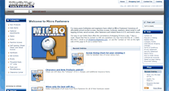 Desktop Screenshot of microfasteners.com